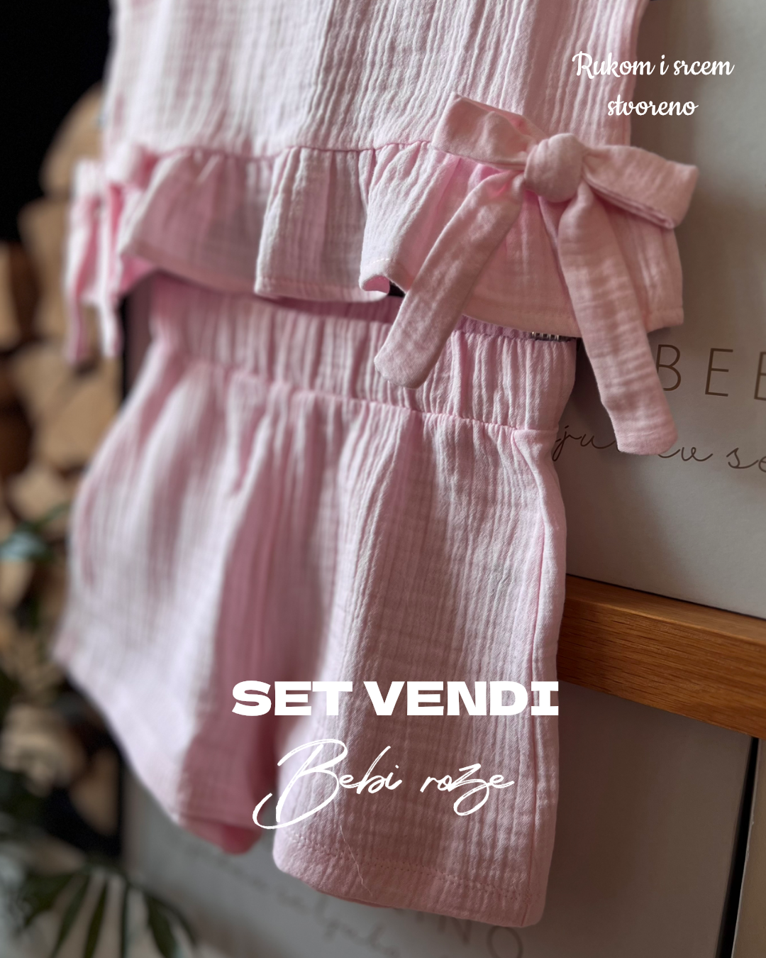 SET VENDI - Bebi roze