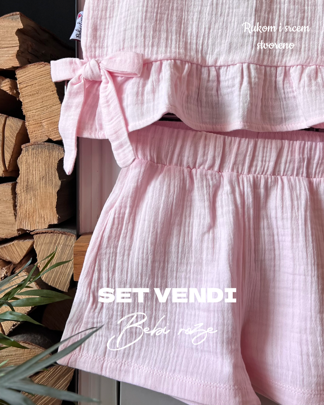 SET VENDI - Bebi roze