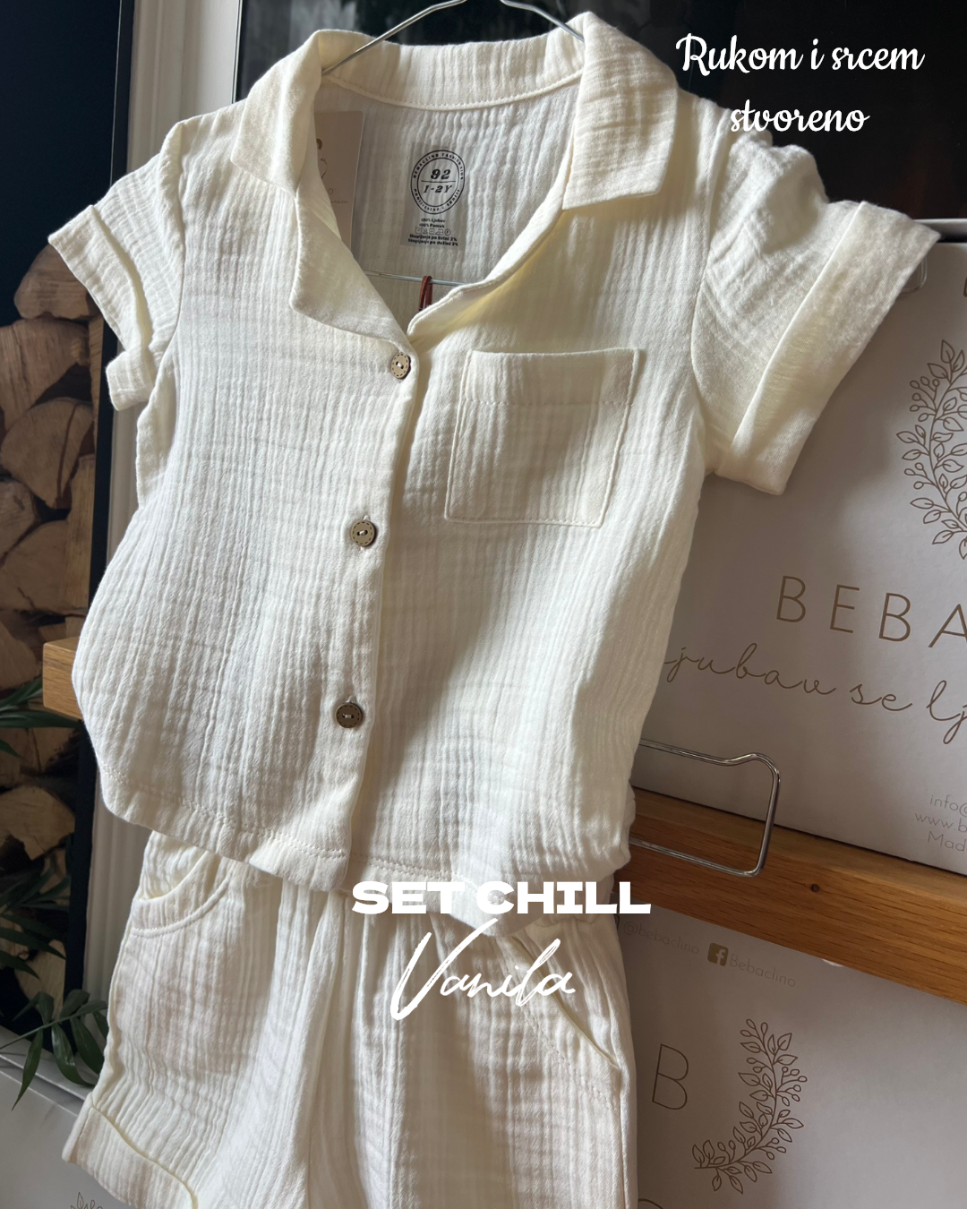 SET KOŠULJE I ŠORCA - Vanila