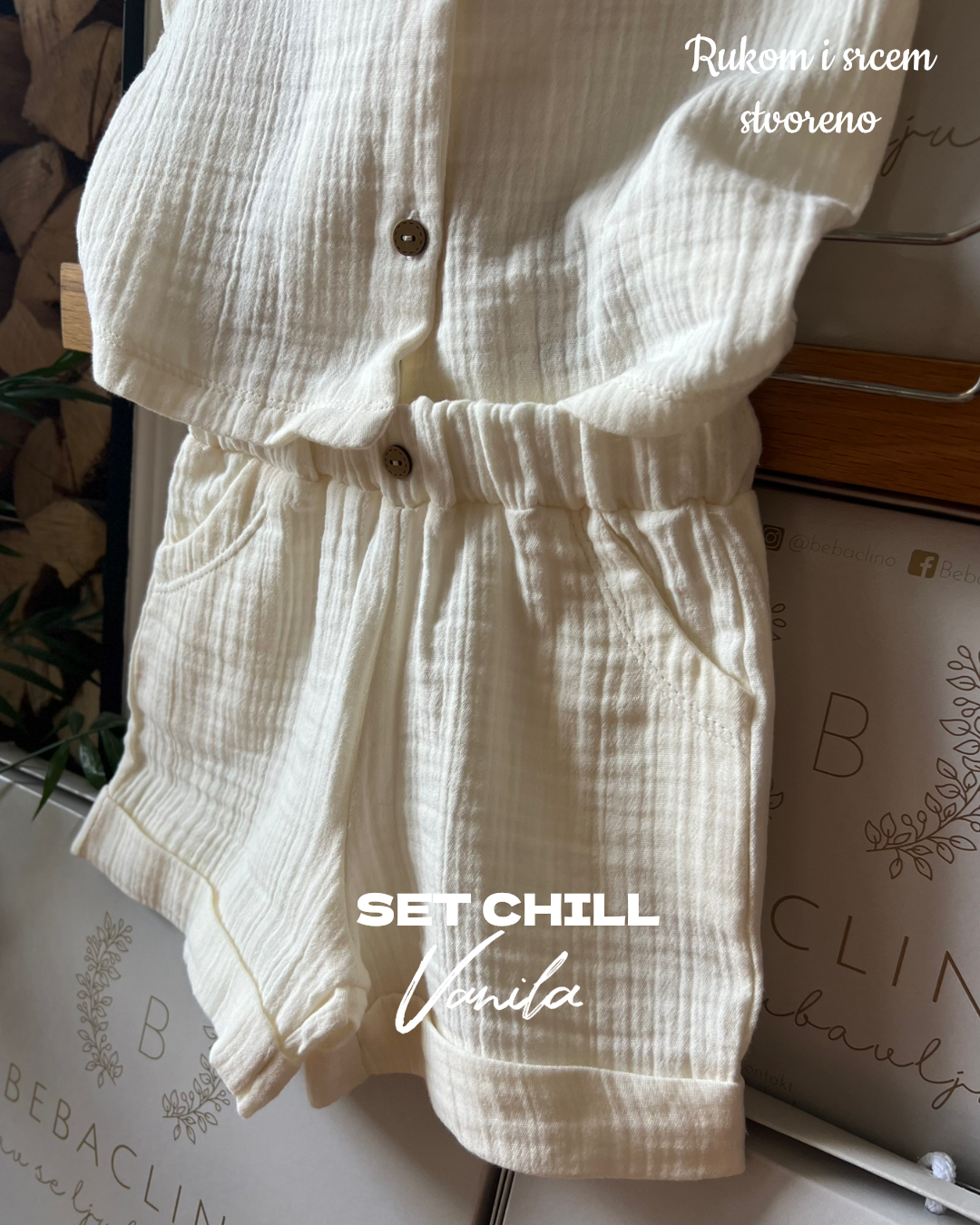 SET KOŠULJE I ŠORCA - Vanila