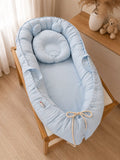GNEZDO ZA BEBE  - Premium plava