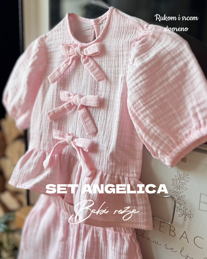 SET ANGELICA - Bebi roze