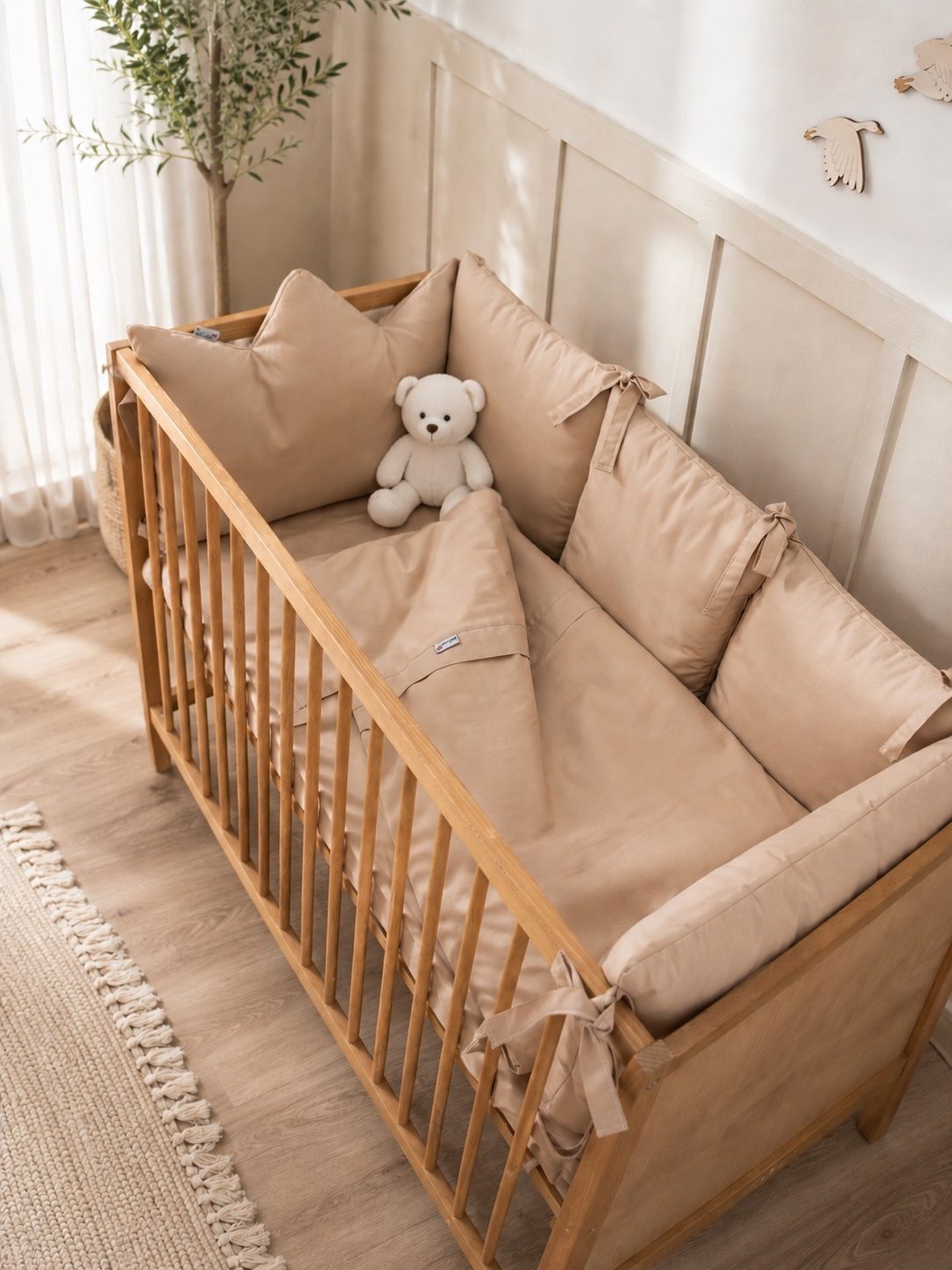 OGRADICA ZA KREVETAC I POSTELJINA ZA BEBE - Kruna