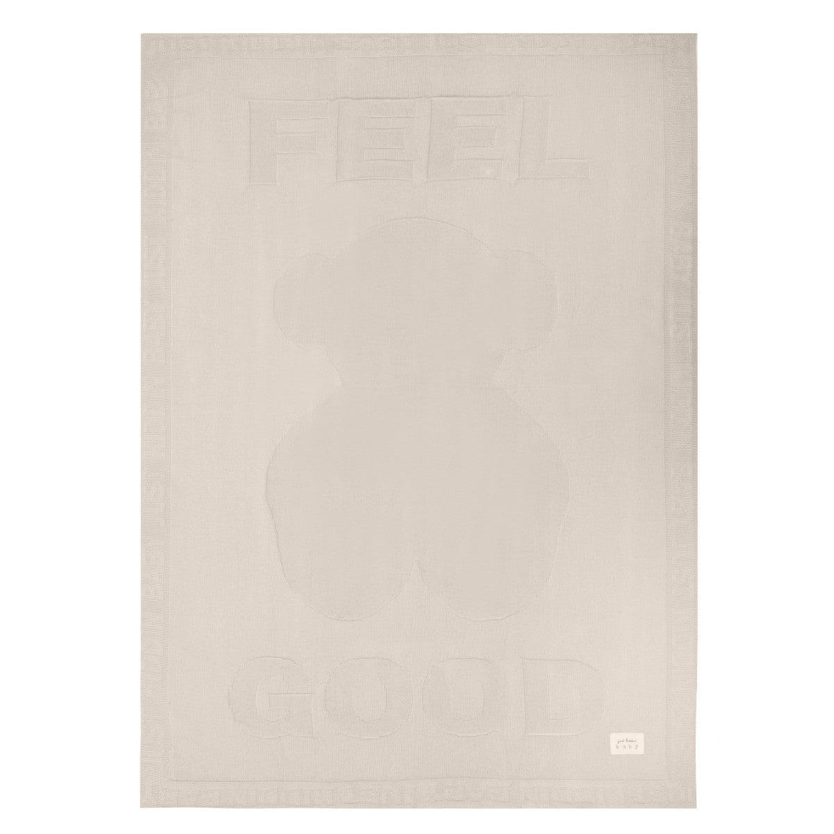 BEBI PLETENI PREKRIVAČ - Bež 80x110