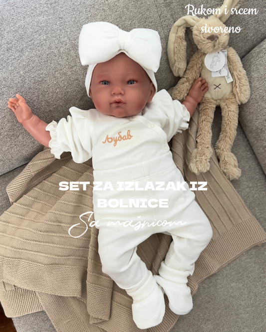 SET ZA IZLAZAK IZ BOLNICE ORGANIC, Mašnica