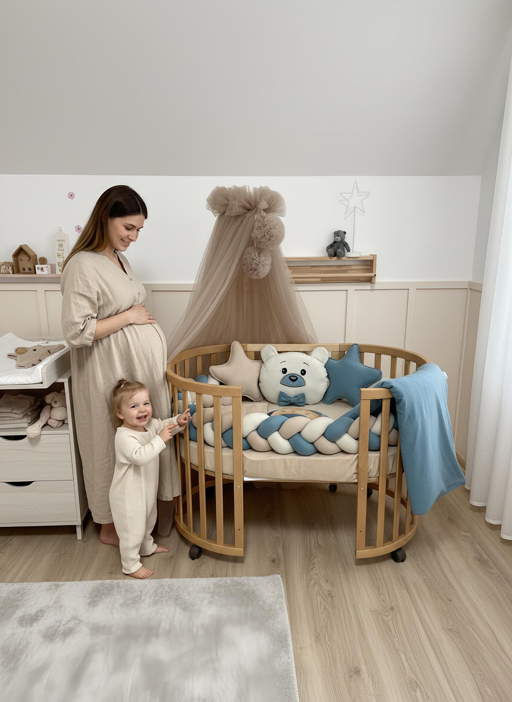 OGRADICA I POSTELJINA ZA KREVETAC - Čika Meda