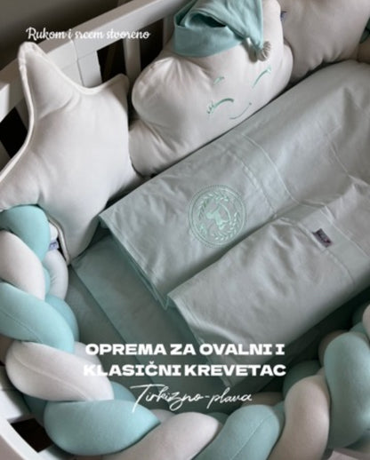 OGRADICA ZA KREVETAC I POSTELJIN  ZA KREVETA - Pospanko Tirkizić