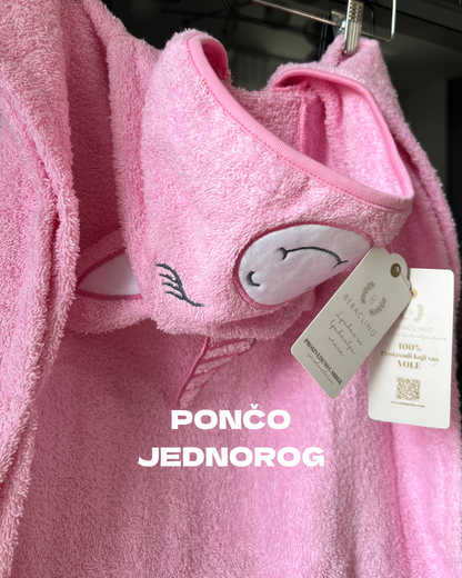 PONČO ZA BEBE I DECU - Jednorog