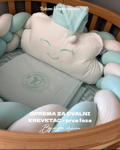 OGRADICA ZA KREVETAC I POSTELJIN  ZA KREVETA - Pospanko Tirkizić