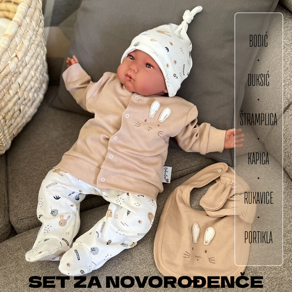 SET ZA NOVOROĐENČE - šestodelni