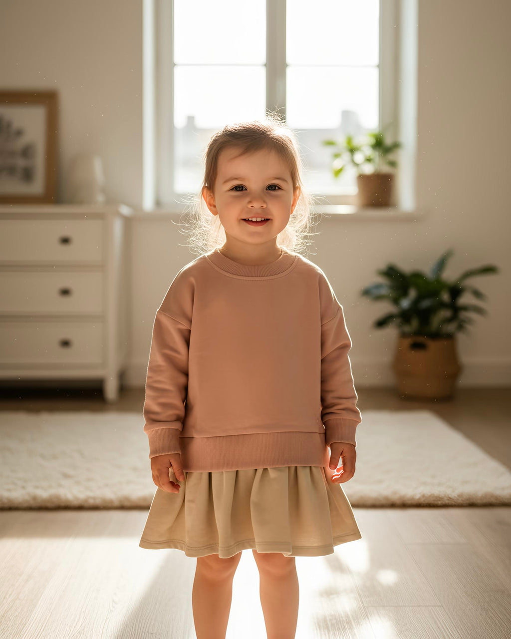 Duks haljinica - puder roze