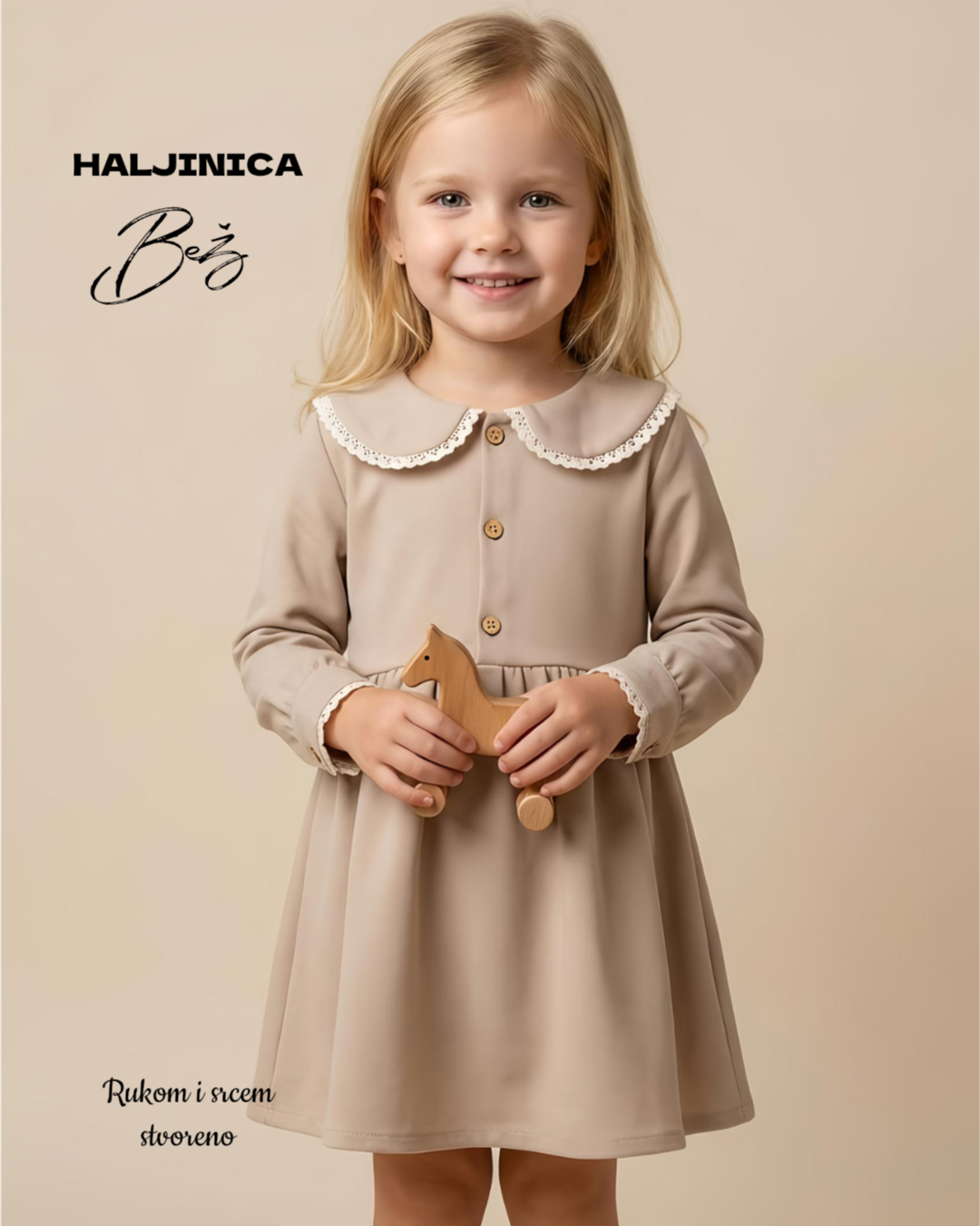 Haljinica Kragnić - Bež