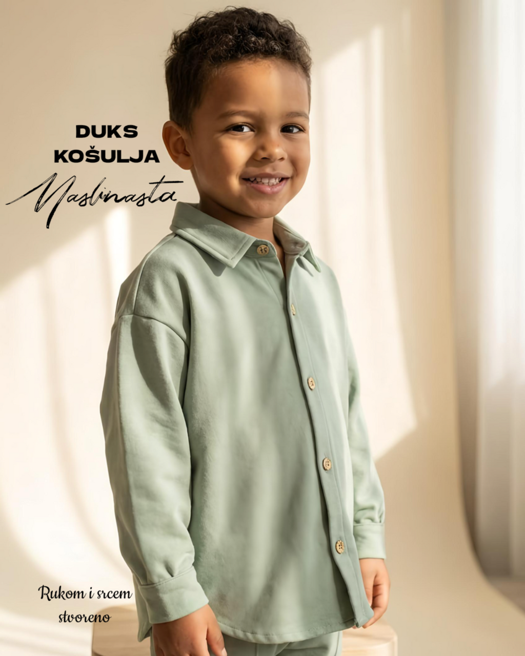 KOŠULJA DUKS - Maslinasta