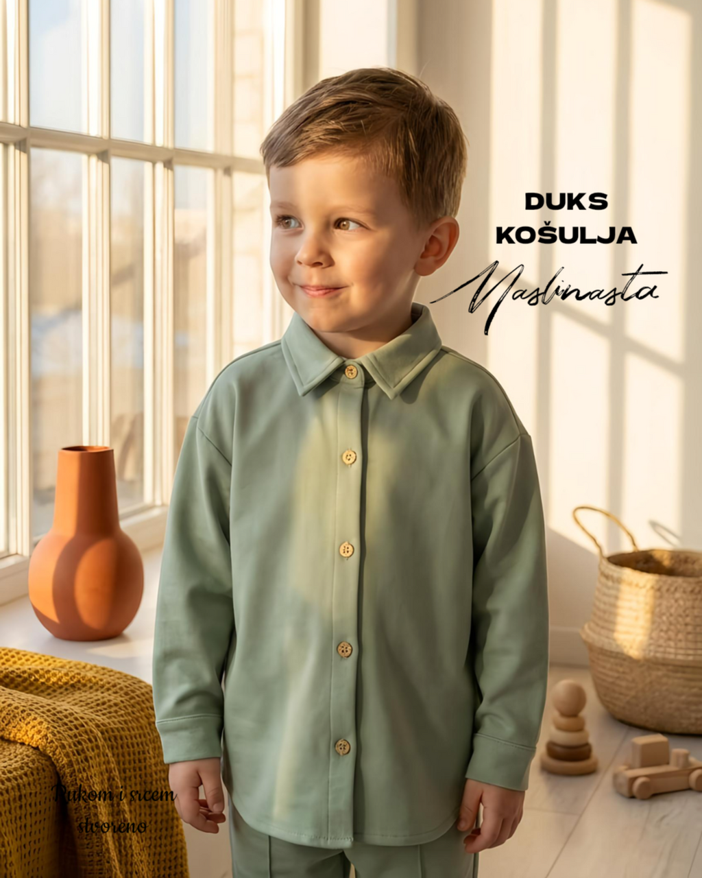 KOŠULJA DUKS - Maslinasta